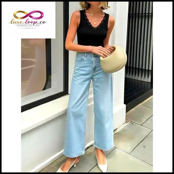 V-Neck Lace Trim Ribbed Knit Tank Top Sleeveless Casual Chic Summer - Picture 2 of 7